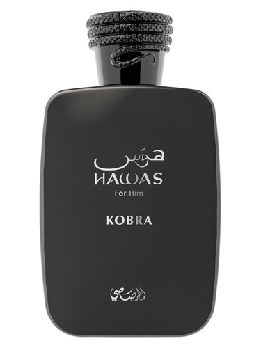 Frasco do Hawas Kobra, da Rasasi