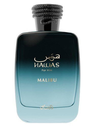 Frasco do Hawas Malibu, da Rasasi